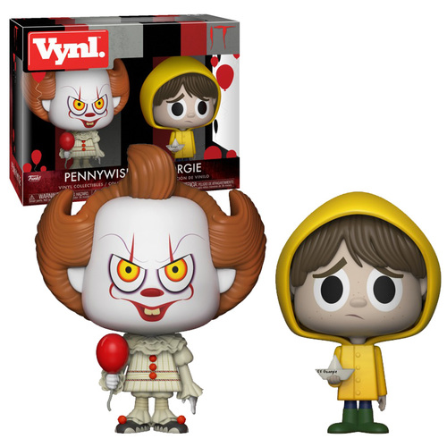 Funko Vynl. Two Pack - IT (2017 Movie) - Pennywise And Georgie - New, Mint Condition