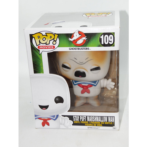 Funko POP! Movies Ghostbusters #109 Stay Puft Marshmallow Man (Toasted Variant) - 6" Super-Sized - New Box Damaged