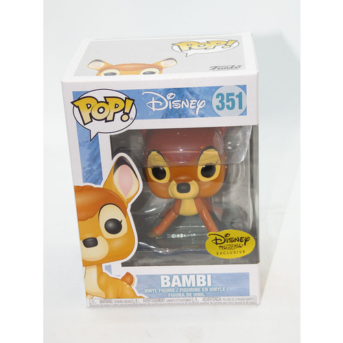 Funko POP! Disney #351 Bambi (On Frozen Lake) - Disney Treasures Exclusive - New, Box Damaged