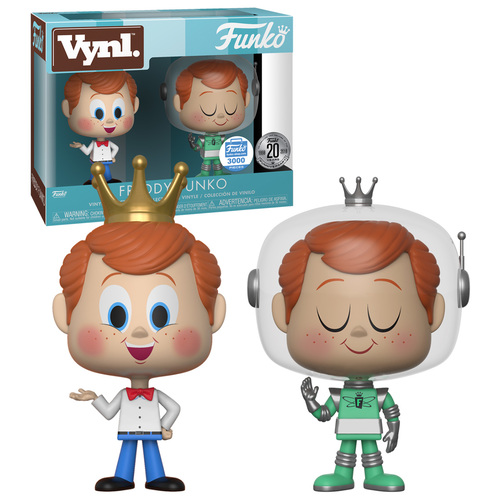 Funko Vynl. Two Pack - Freddy Funko - 20 Years Funko Shop Limited Edition Exclusive - New, Mint Condition