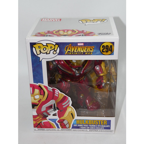 Funko POP! Marvel Avengers Infinity War #294 Hulkbuster - 6" Super Sized - New Box Damaged