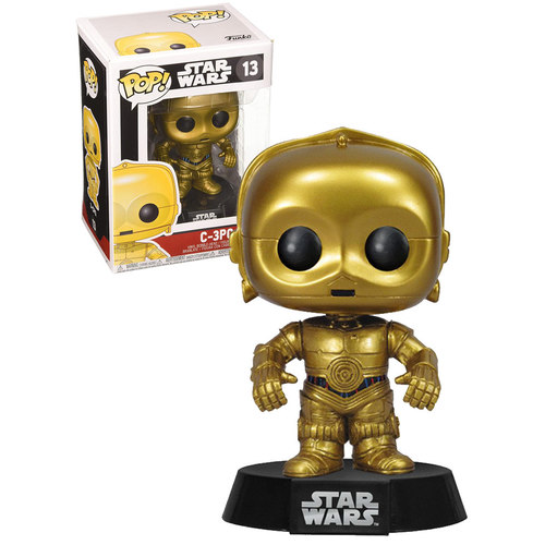 Funko POP! Star Wars #13 C-3PO (Black Box) - New, Mint Condition