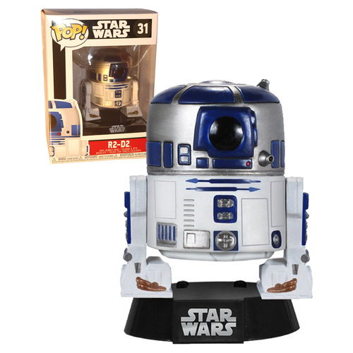 Funko POP! Star Wars #31 R2-D2 (Black Box) - New, Mint Condition