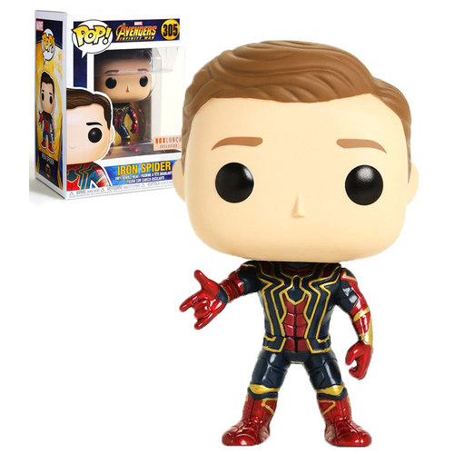 Funko POP! Marvel Avengers: Infinity War #305 Iron Spider Unmasked - BoxLunch Exclusive - New, Mint Condition