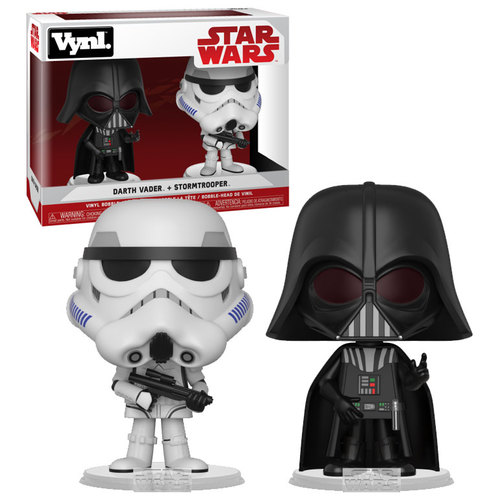 Funko Vynl. Star Wars Two Pack - Darth Vader + Stormtrooper - New, Mint Condition