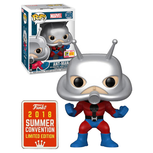 Funko POP! Marvel #350 Ant-Man - Funko 2018 San Diego Comic Con (SDCC) Limited Edition - New, Mint Condition