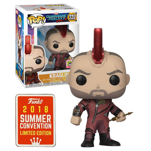 Funko POP! Marvel Guardians Of The Galaxy Vol. 2 #337 Kraglin - Funko 2018 San Diego Comic Con (SDCC) Limited Edition - New, Mint Condition