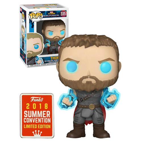 Funko POP! Marvel Thor Ragnarok #335 Thor (Odin Force) - Funko 2018 San Diego Comic Con (SDCC) Limited Edition - New, Mint Condition
