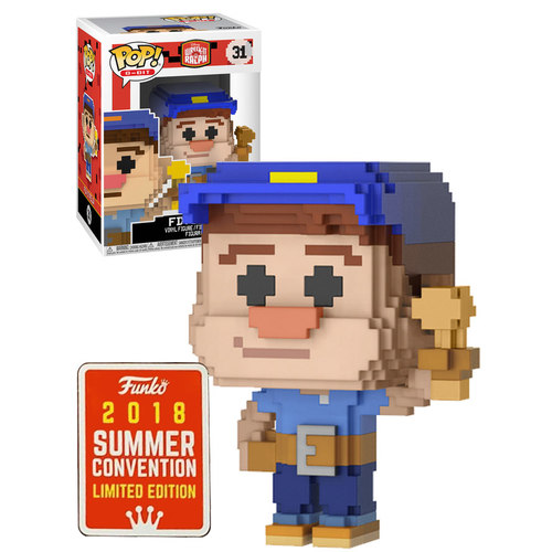Funko POP! 8-Bit Disney Wreck-It Ralph #31 Fix-It Felix - Funko 2018 San Diego Comic Con (SDCC) Limited Edition - New, Mint Condition