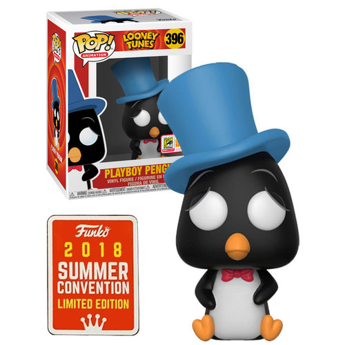 Funko POP! Animation Looney Tunes #396 Playboy Penguin - Funko 2018 San Diego Comic Con (SDCC) Limited Edition - New, Mint Condition