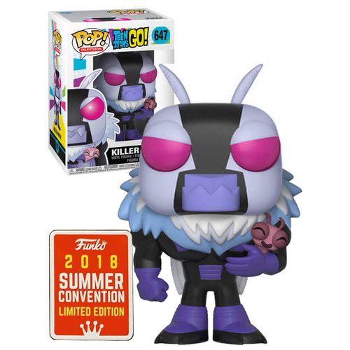 Funko POP! Television Teen Titans Go! #647 Killer Moth - Funko 2018 San Diego Comic Con (SDCC) Limited Edition - New, Mint Condition