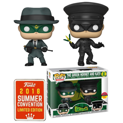 Funko POP! Television The Green Hornet 2 Pack The Green Hornet And Kato - Funko 2018 San Diego Comic Con (SDCC) Limited Edition - New, Mint Condition