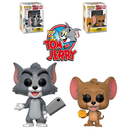 Funko POP! Animation Tom And Jerry Bundle (#404 Tom + #405 Jerry) - New, Mint Condition