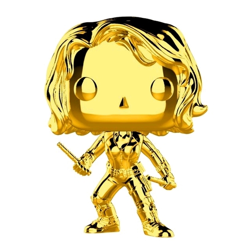 Funko POP! Marvel Studios The First Ten Years Black Widow (Gold Chrome) - New, Mint Condition