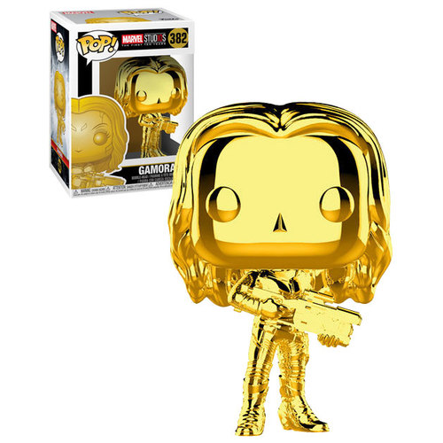Funko POP! Marvel Studios The First Ten Years #382 Gamora (Gold Chrome) - New, Mint Condition