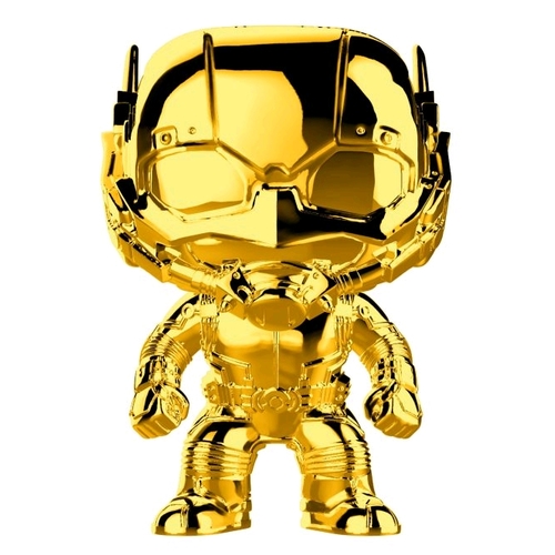 Funko POP! Marvel Studios The First Ten Years #384 Ant-Man (Gold Chrome) - New, Mint Condition