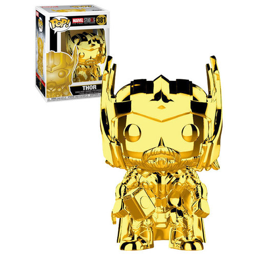 Funko POP! Marvel Studios The First Ten Years #381 Thor (Gold Chrome) - New, Mint Condition