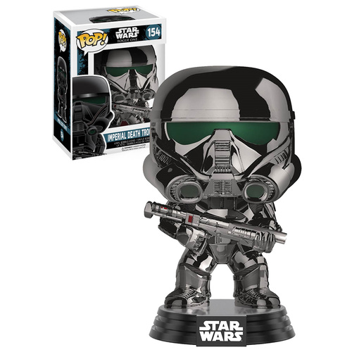 Funko POP! Star Wars Rogue One #154 Imperial Death Trooper (Chrome) - New, Mint Condition