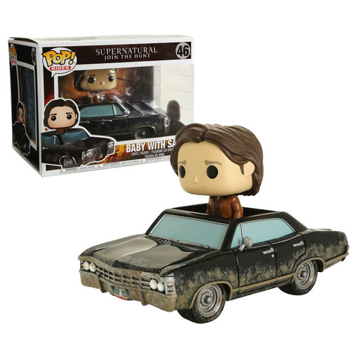 Funko POP! Rides Supernatural #46 Baby With Sam (Dirty) - New, Mint Condition