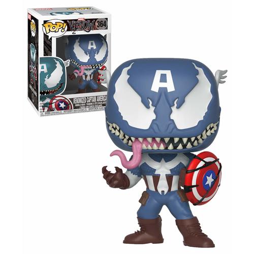 Funko POP! Marvel Venom #364 Venomized Captain America - New, Mint Condition