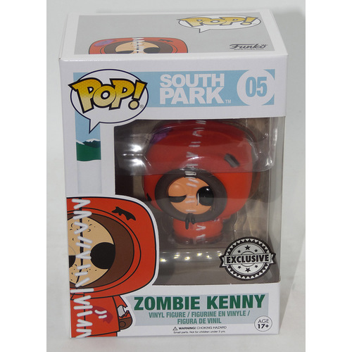Funko POP! South Park #05 Zombie Kenny - Hot Topic Exclusive - New, Box Damaged