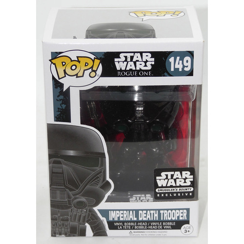 Funko POP! Star Wars Rogue One #149 Imperial Death Trooper - Smugglers Bounty Exclusive - New, Box Damaged