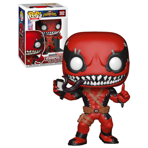 Funko Pop! Games Marvel Contest Of Champions #302 Venompool With Phone - New, Mint Condition