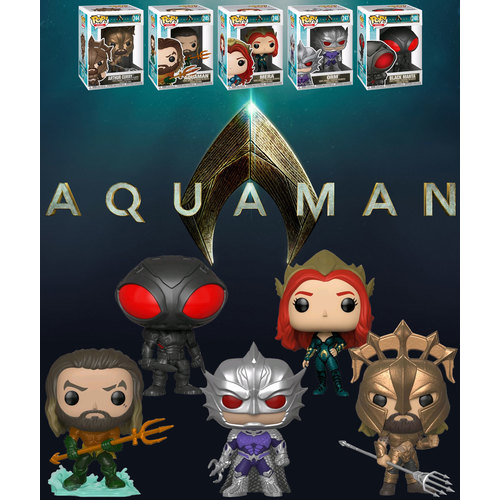 Funko POP! Heroes DC Aquaman (2018 Movie) Bundle (5 POPs) - New, Mint Condition
