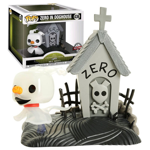 Funko POP! Disney Movie Moments The Nightmare Before Christmas #436 Zero In Doghouse - New, Mint Condition