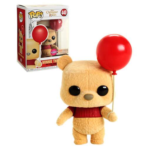 Funko POP! Disney Christopher Robin #440 Winnie The Pooh (Flocked) - BoxLunch Exclusive Import - New, Mint Condition