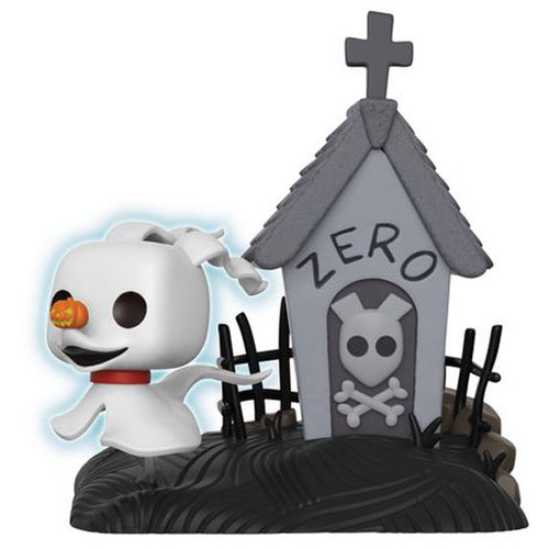 Funko POP! Disney Movie Moments The Nightmare Before Christmas #436 Zero In Doghouse - Glow Limited Edition Chase - New, Mint Condition