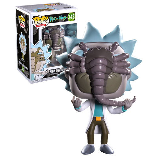 Funko POP! Animation Rick And Morty #343 Rick (Facehugger) - New, Mint Condition