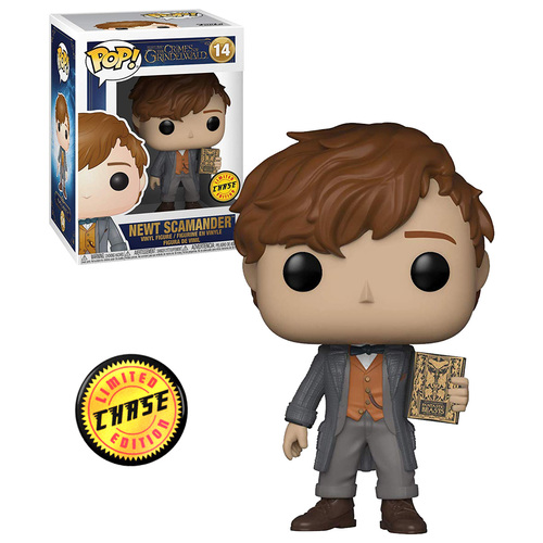 Funko Pop! Fantastic Beasts The Crimes Of Grindelwald #14 Newt Scamander - Limited Edition Chase - New, Mint Condition