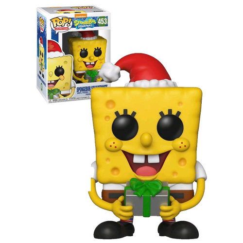 Funko POP! Animation Spongebob Squarepants Holiday #453 Spongebob Squarepants (Christmas) - New, Mint Condition