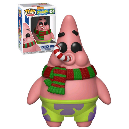 Funko POP! Animation Spongebob Squarepants Holiday #454 Patrick Star (Christmas) - New, Mint Condition
