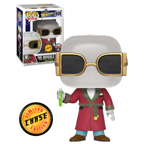 Funko POP! Movies Universal Monsters #608 The Invisible Man - Limited Edition Chase - New, Mint Condition