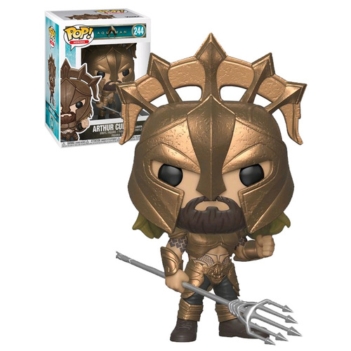 Funko POP! Heroes DC Aquaman (2018 Movie) #244 Arthur Curry (As Gladiator) - New, Mint Condition