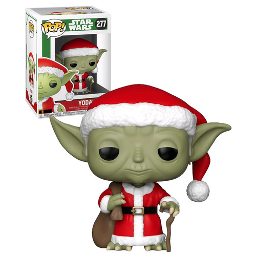 Funko POP! Star Wars Holiday #277 Yoda (Santa) - New, Mint Condition