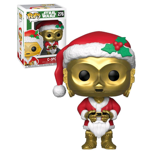 Funko POP! Star Wars Holiday #276 C-3PO (Santa) - New, Mint Condition