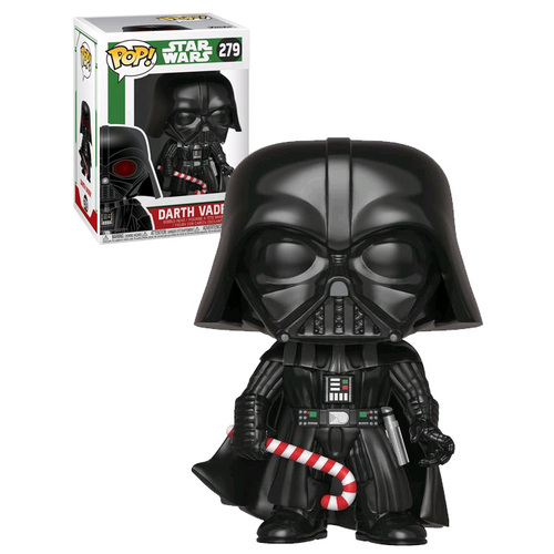 Funko POP! Star Wars Holiday #279 Darth Vader (With Candy Cane) - New, Mint Condition