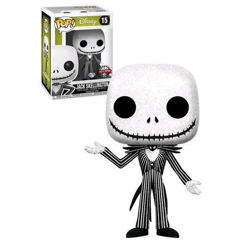 Funko POP! Disney The Nightmare Before Christmas #15 Jack Skellington (Diamond Collection) - New, Mint Condition