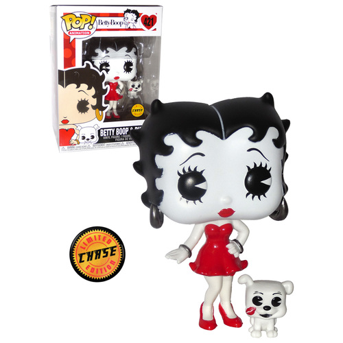 Funko POP! Animation Betty Boop #421 Betty Boop & Pudgy - Limited Edition Chase - New, Mint Condition