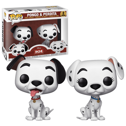 Funko POP! Disney 101 Dalmatians Pongo & Perdita 2 Pack - New, Mint Condition