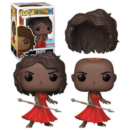 Funko POP! Marvel Black Panther #385 Okoye (With Wig) - Funko 2018 New York Comic Con (NYCC) Limited Edition - New, Mint Condition