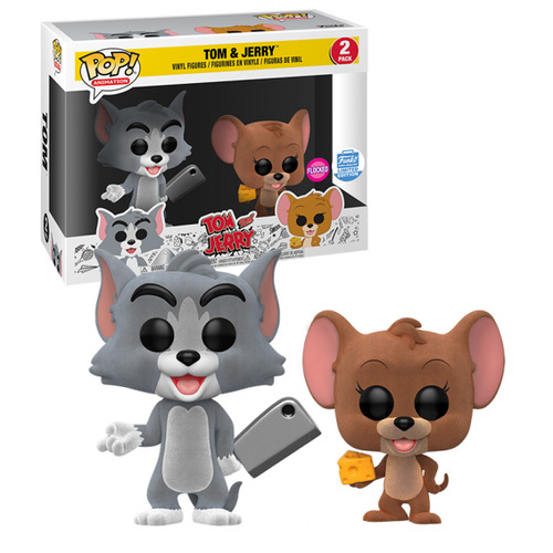 Funko POP! Animation Tom And Jerry (Flocked) 2 Pack - Funko Shop Limited Exclusive - New, Mint Condition