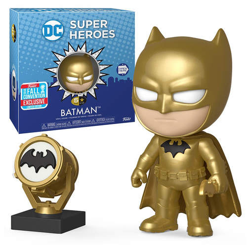 Funko 5 Star DC Super Heroes Batman (Golden Midas) - Funko 2018 New York Comic Con (NYCC) Limited Edition - New, Mint Condition