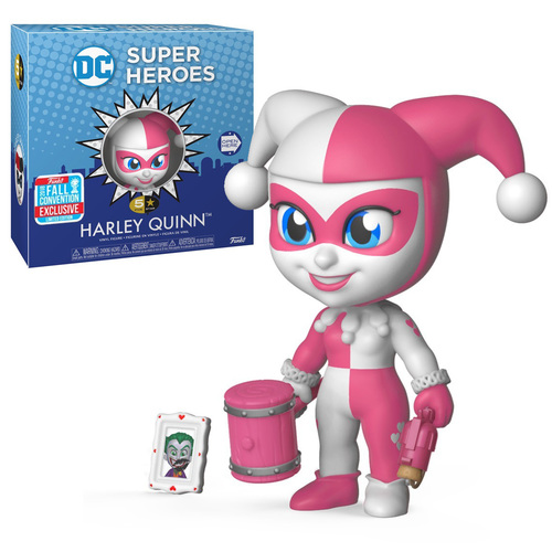 Funko 5 Star DC Super Heroes Harley Quinn (Pink) - Funko 2018 New York Comic Con (NYCC) Limited Edition - New, Mint Condition