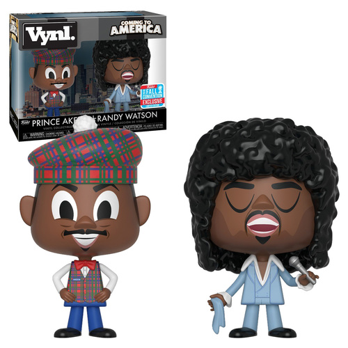 Funko Vynl. Coming To America Prince Akeem + Randy Watson 2 Pack - Funko 2018 New York Comic Con (NYCC) Limited Edition - New, Mint Condition