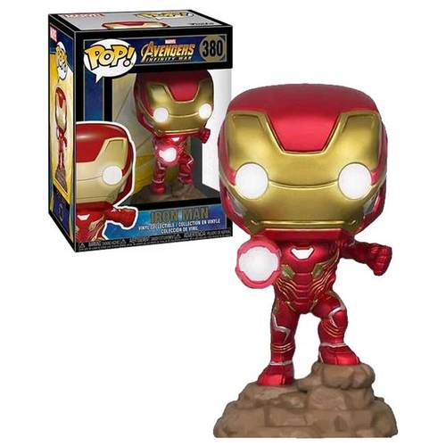 Funko POP! Marvel Avengers Infinity War #380 Iron Man (Light Up) - New, Mint Condition