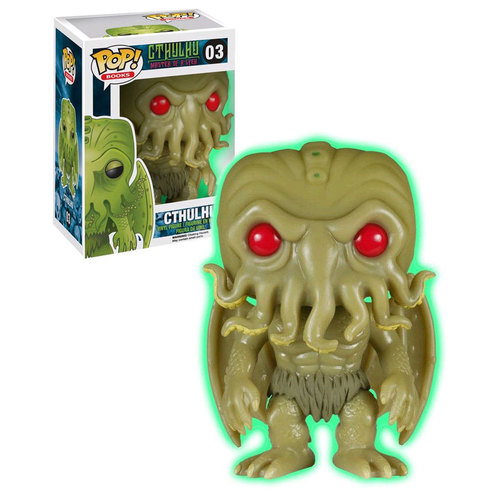 Funko Pop! Books Cthulhu Master Of R'Lyeh #03 Cthulhu (Red Eyes Glow) - New, Mint Condition